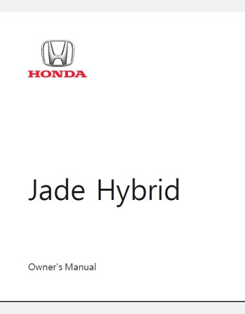 honda jade hybrid 2015 2016 2017 2018 owners manual